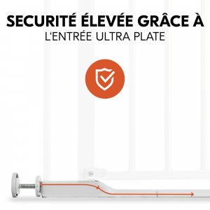 Barrière d'escalier clear step 2 white Hauck