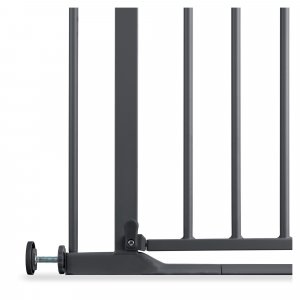 Barrière d'escalier clear step 2 dark-grey Hauck