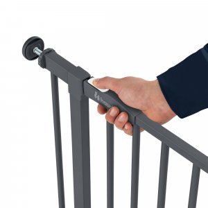 Barrière d'escalier clear step 2 dark-grey Hauck