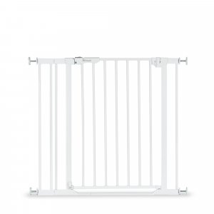 Barrière d'escalier clear step 2 avec extension +9 cm white Hauck