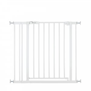 Barrière d'escalier open n stop 2 avec extention +9 cm white Hauck
