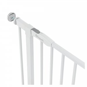 Barrière d'escalier open n stop 2 avec extention +9 cm white Hauck
