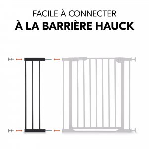 Extension pour barrière de sécurité 21 cm black Hauck