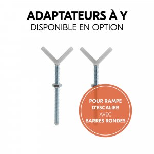 Extension pour barrière de sécurité 21 cm white Hauck