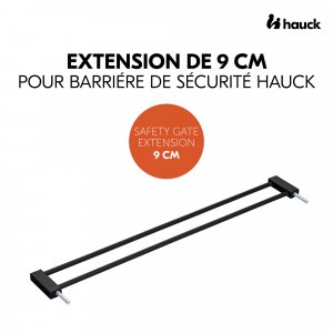 Extension pour barrière de sécurité 9 cm black Hauck