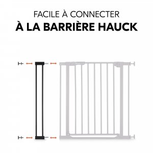 Extension pour barrière de sécurité 9 cm black Hauck