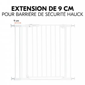Extension pour barrière de sécurité 9 cm white Hauck