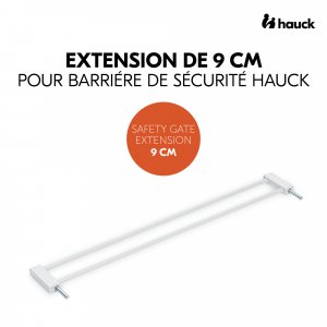 Extension pour barrière de sécurité 9 cm white Hauck