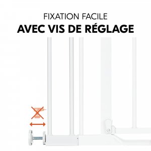 Extension pour barrière de sécurité 9 cm white Hauck