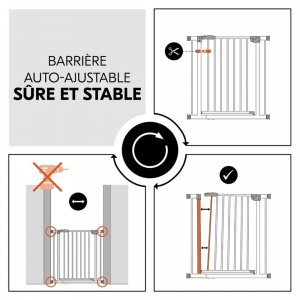 Barrière de sécurité clear step autoclose 2 Hauck