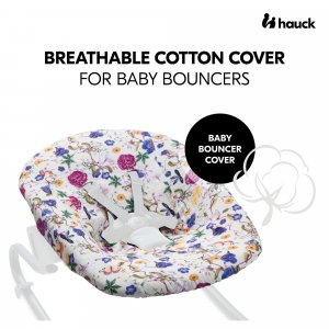 Housse pour transat bébé beige floral Hauck