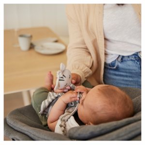 Doudou cuddle n play zebra sage Hauck