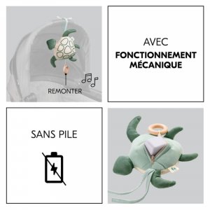 Peluche musicale tortue Hauck