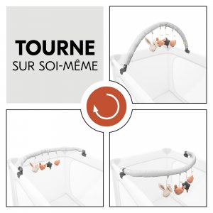 Arche de jeu pour lit de voyage forest Hauck