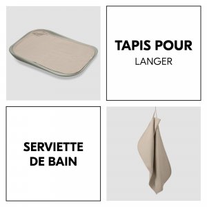 Serviette à langer pour matelas à langer Hauck