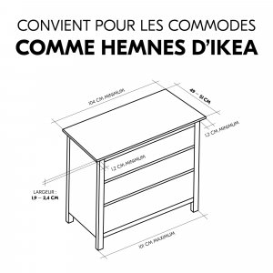 Plan à langer pour commode combine n change Hauck