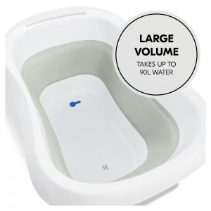 Baignoire pliable wash n fold l white sage Hauck