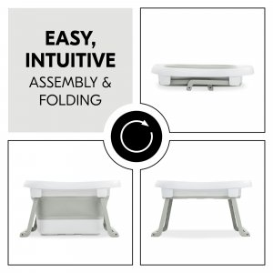 Baignoire pliable wash n fold l white sage Hauck