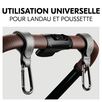 Crochets pour poussette grey