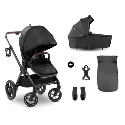 Poussette duo comfort n care set black