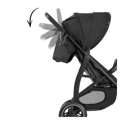 Poussette rapid 4d black