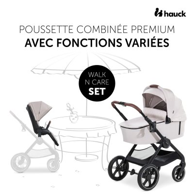 Poussette duo 2 en 1 walk n care beige