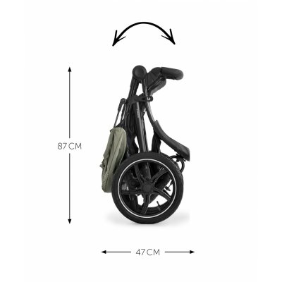 Poussette runner 2 mickey mouse olive