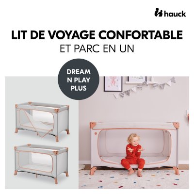 Lit parapluie dream and play plus dusty-cork