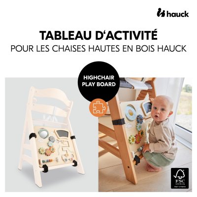 Tableau d'activité pour chaise haute play board
