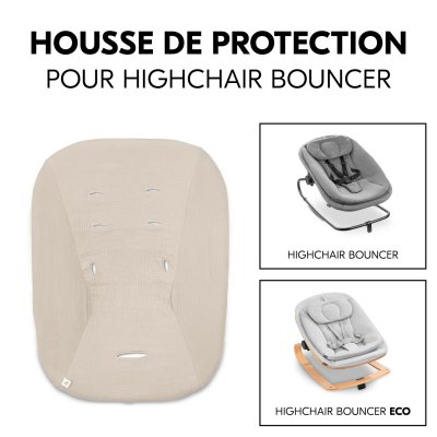 Housse pour transat bébé beige clair