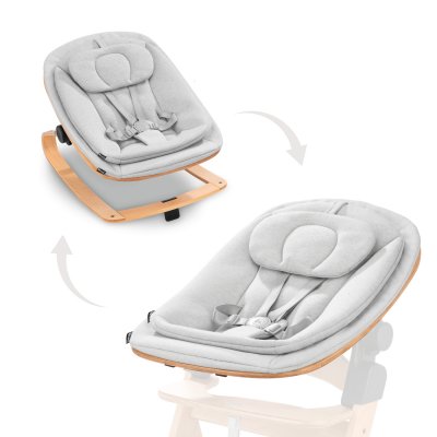 Transat bébé pour chaise haute arketa bouncer eco light-grey
