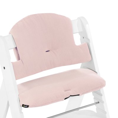 Coussin de chaise haute select muslin mineral rose