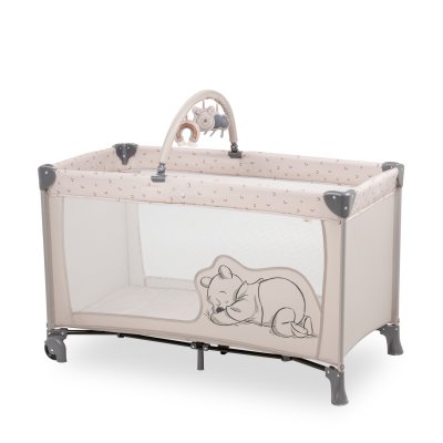 Lit parapluie dream n play go winnie l'ourson beige