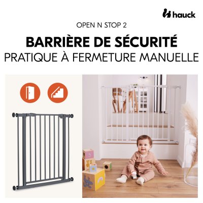 Barrière d'escalier open n stop 2 dark-grey