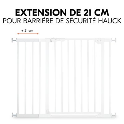 Extension pour barrière de sécurité 21 cm white