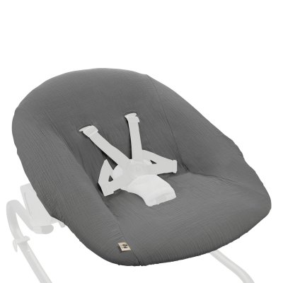 Housse pour transat bébé dark grey