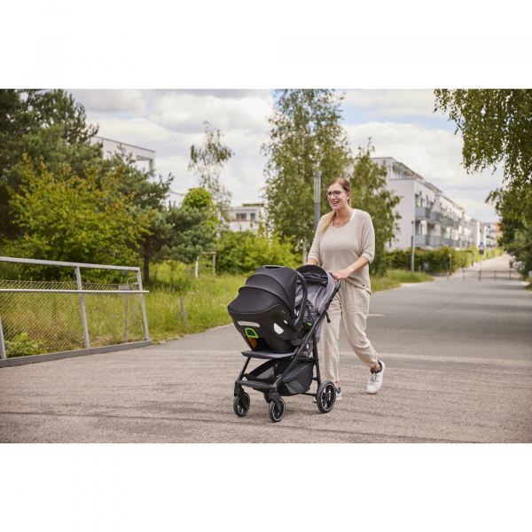 Siège auto bébé drive n care black Hauck