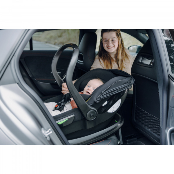 Siège auto bébé drive n care black Hauck