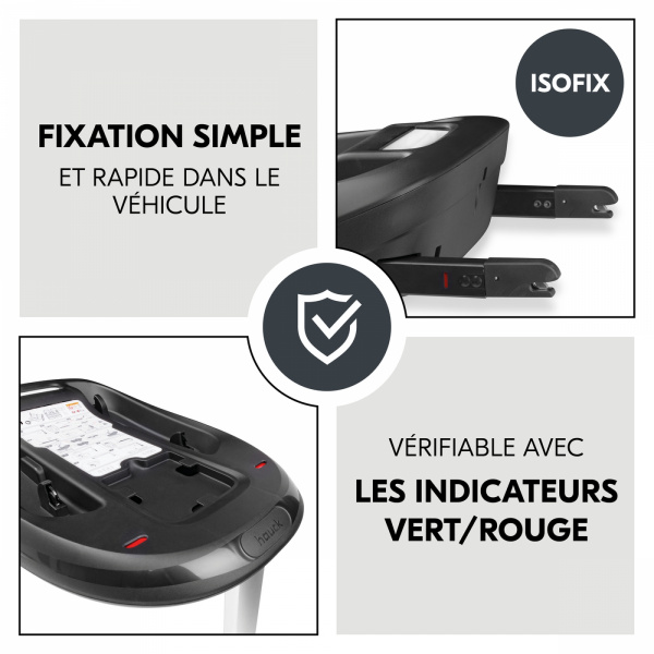 Base pour siège auto drive n care black Hauck