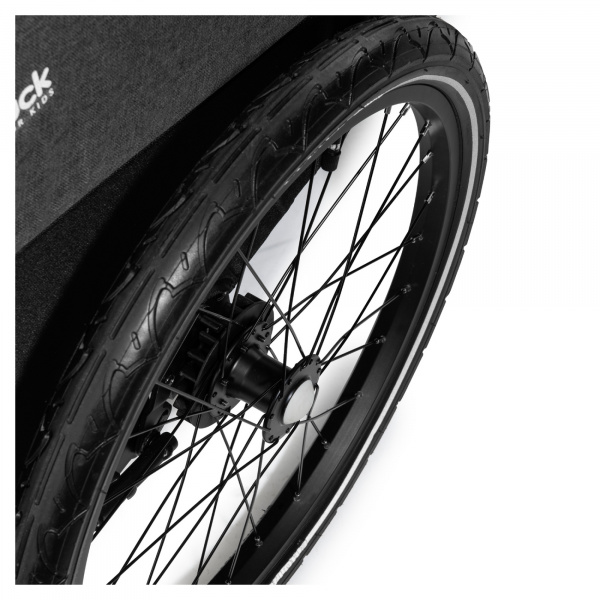 Remorque de vélo dryk duo melange grey Hauck