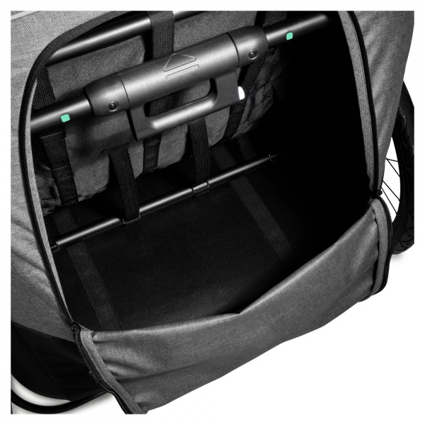 Remorque de vélo dryk duo melange grey Hauck