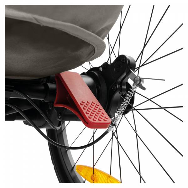 Remorque de vélo dryk duo light grey Hauck