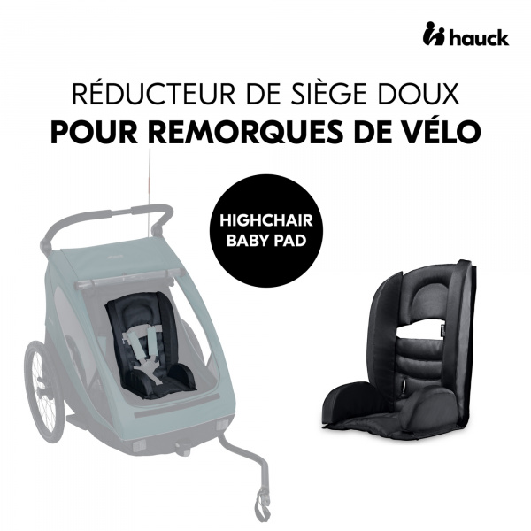 Réducteur de siège pour remorque de vélo Hauck