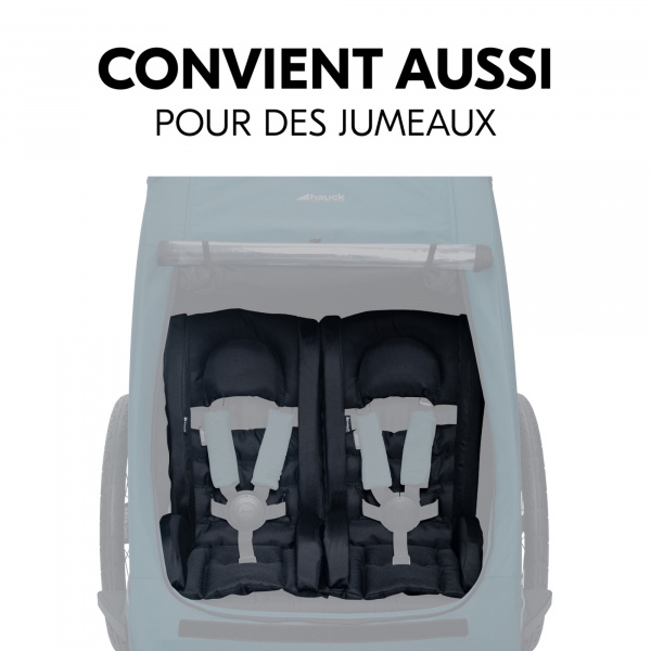 Réducteur de siège pour remorque de vélo Hauck