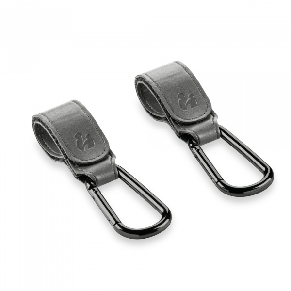 Crochets pour poussette grey Hauck