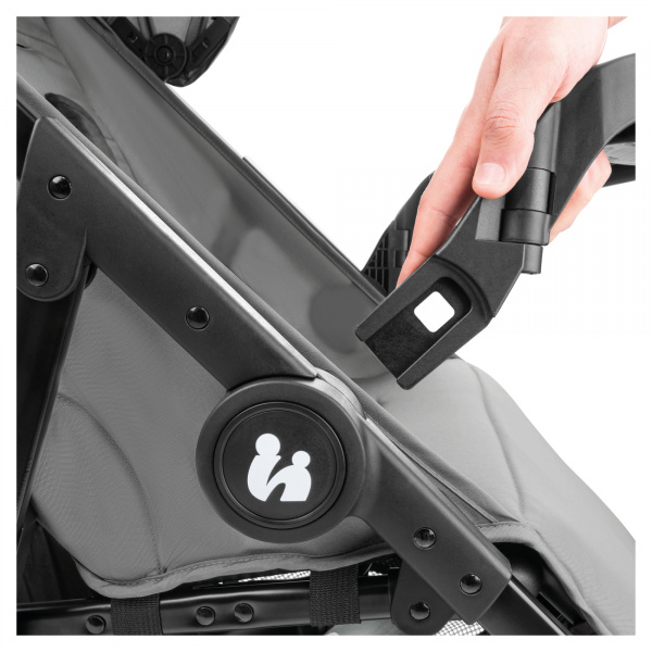 Poussette 4 roues shop n care grey Hauck