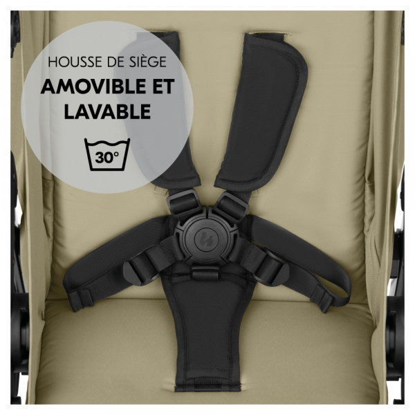 Poussette 4 roues shop n care olive Hauck