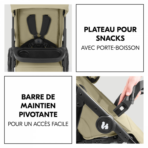 Poussette duo shop n care travel set olive Hauck