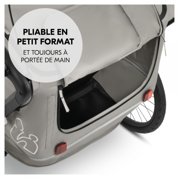 Habillage pluie pour remorque à vélo bike n walk Hauck