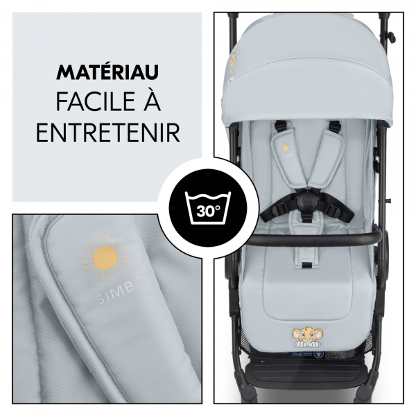 Poussette compacte travel n care simba le roi lion Hauck